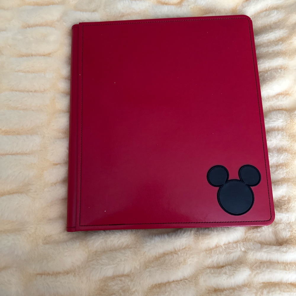 Disney Mickey Mouse Photo Album Red Scrapbook Picture Album